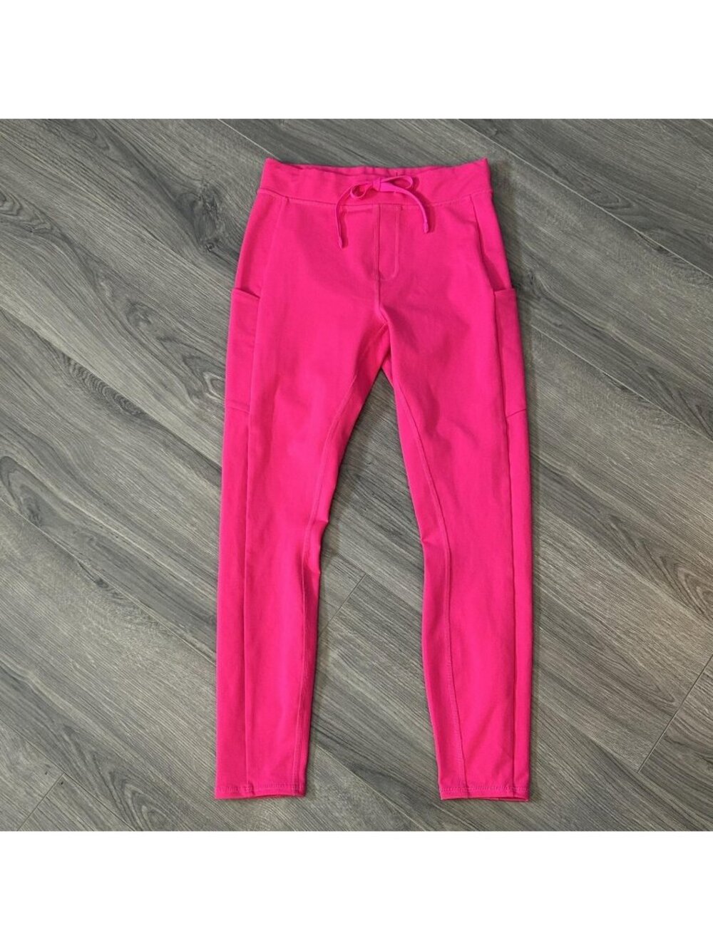 ALO Yoga Hot Pink Leggings with Drawstring Waist